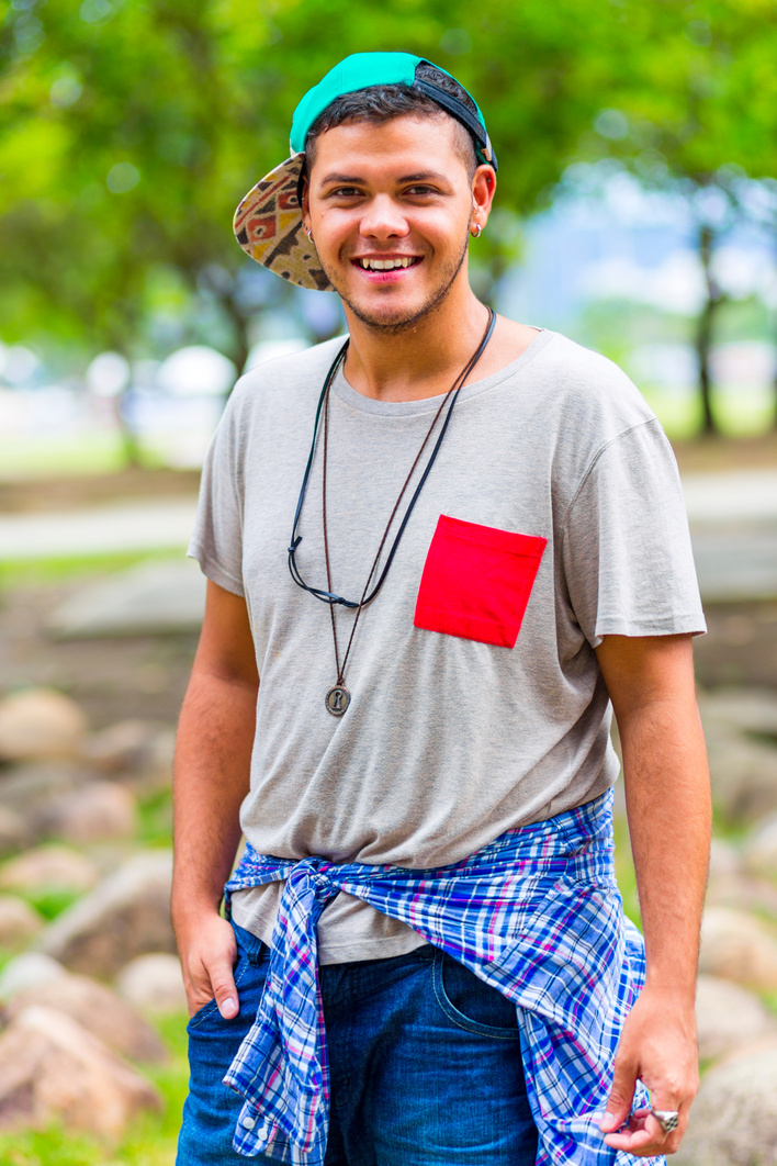 Young Brazilian man