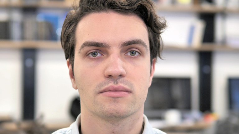 Serious Young Man Face